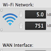 Bandwidth usage of wifi and ethernet connections