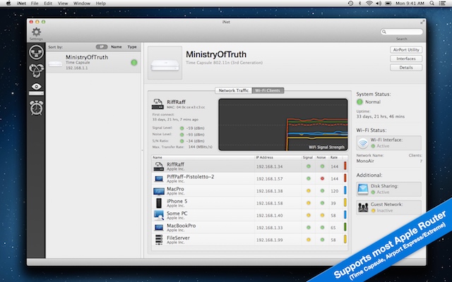 iNet Connection Quality View